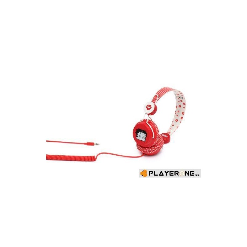 COLOUD - Headphone Betty Boob Red White Dots COLOUD - Headphone Betty Boob Red White Dots