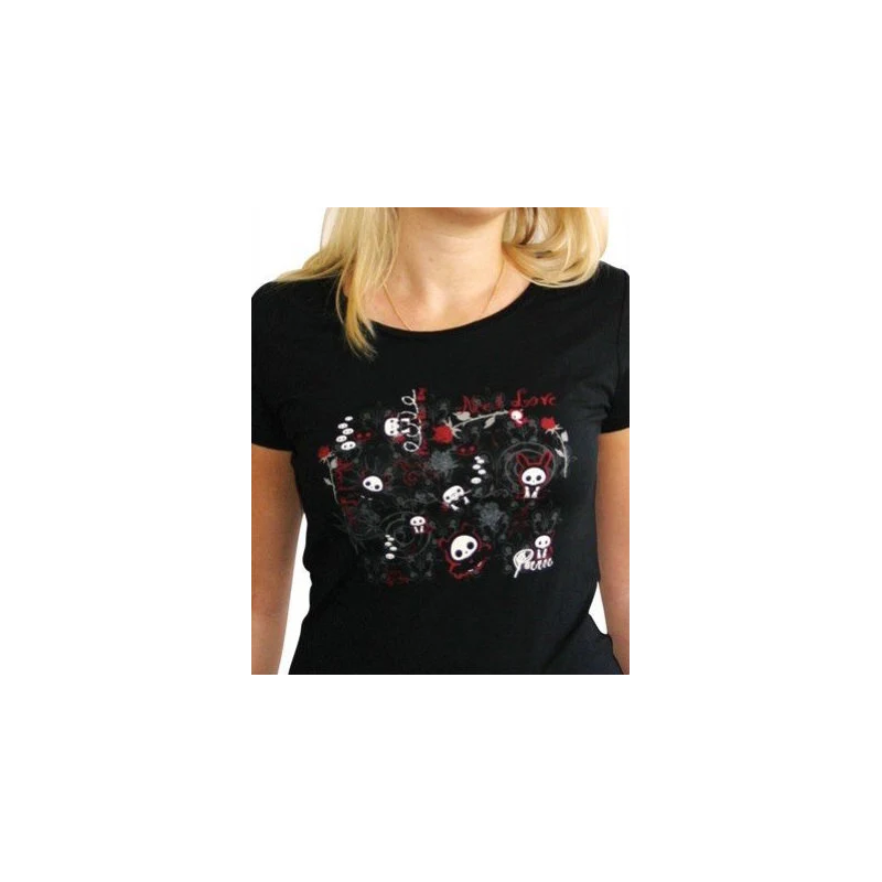 SKELANIMALS - T-Shirt DARK LOVE Femme Black Basic (L) SKELANIMALS - T-Shirt DARK LOVE Femme Black Basic (L)