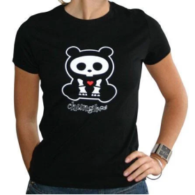 SKELANIMALS - T-Shirt CHUNGKEE Femme Black Basic (L)