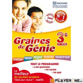 Graines de Génie 3éme Secondaire 14-15 ans (Edition 2009)