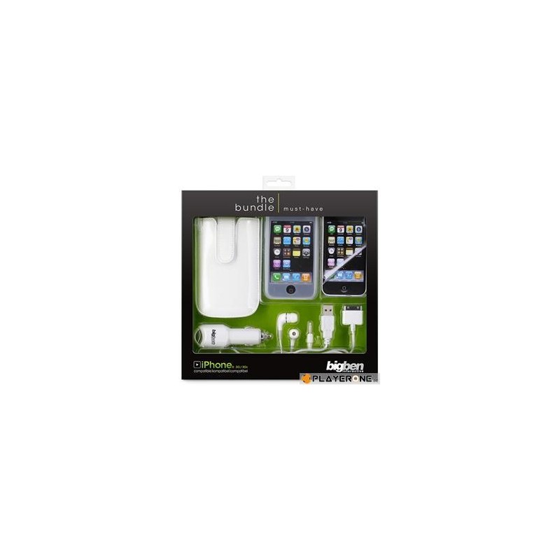 IPhone - Bundle Must Have White (Big Ben) Iphone 3 & 4 IPhone - Bundle Must Have White (Big Ben) Iphone 3 & 4