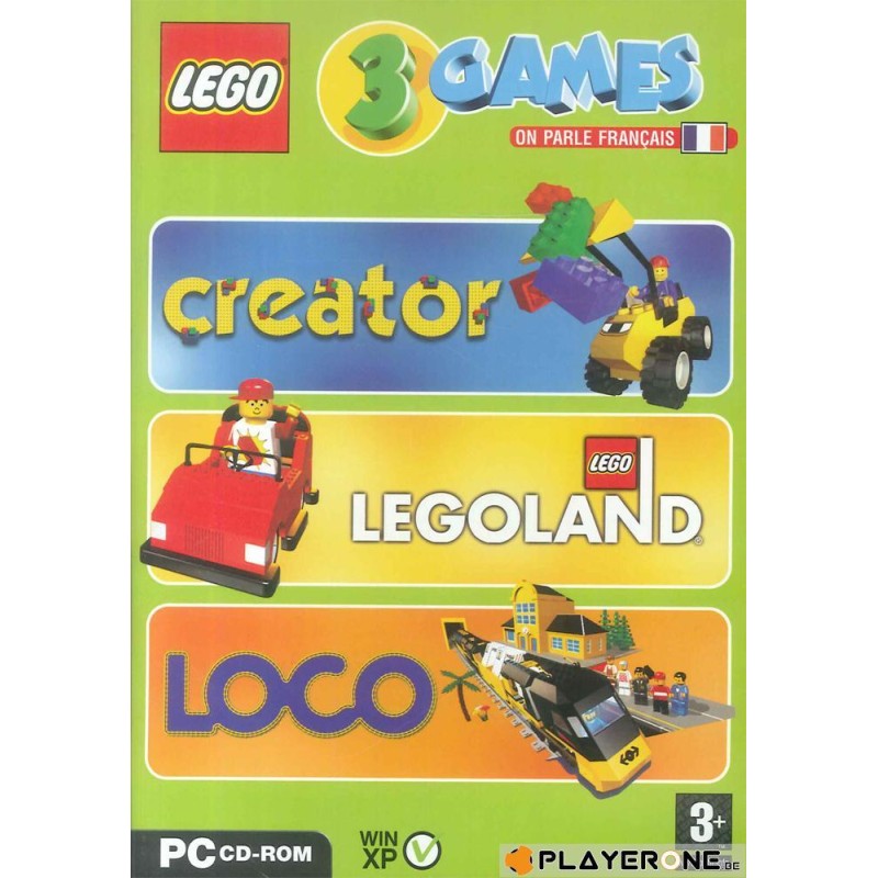 Coffret LEGO : 3 Jeux Creator + Legoland + Loco Coffret LEGO : 3 Jeux Creator + Legoland + Loco