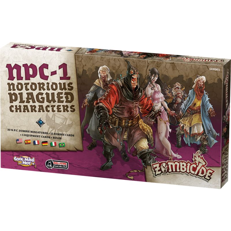 Zombicide Black PlagueN.P.C. 1 (Français) Zombicide Black PlagueN.P.C. 1 (Français)