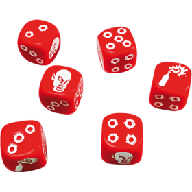 ZombicideSet de Dés rouge (French)