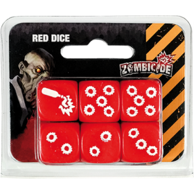 ZombicideSet de Dés rouge