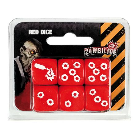 ZombicideSet de Dés rouge (French)