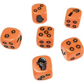 ZombicideSet de Dés orange
