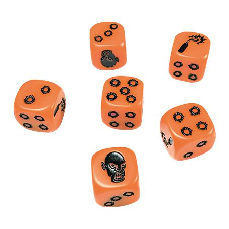 ZombicideSet de Dés orange