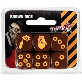 ZombicideSet de Dés marron