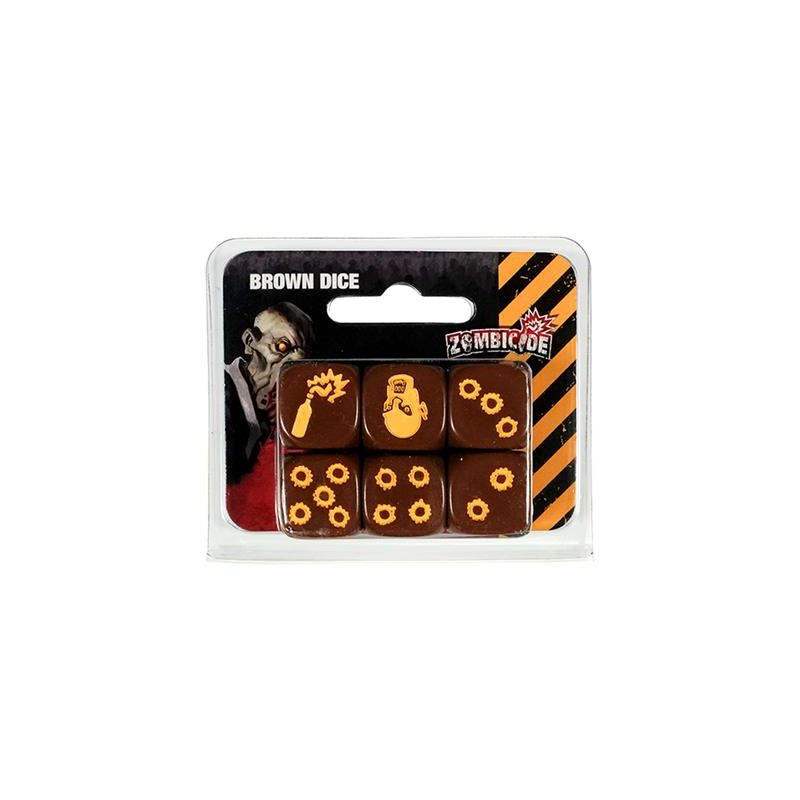 ZombicideSet de Dés marron