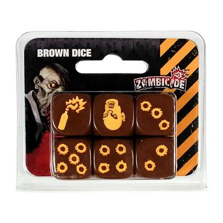 ZombicideSet de Dés marron