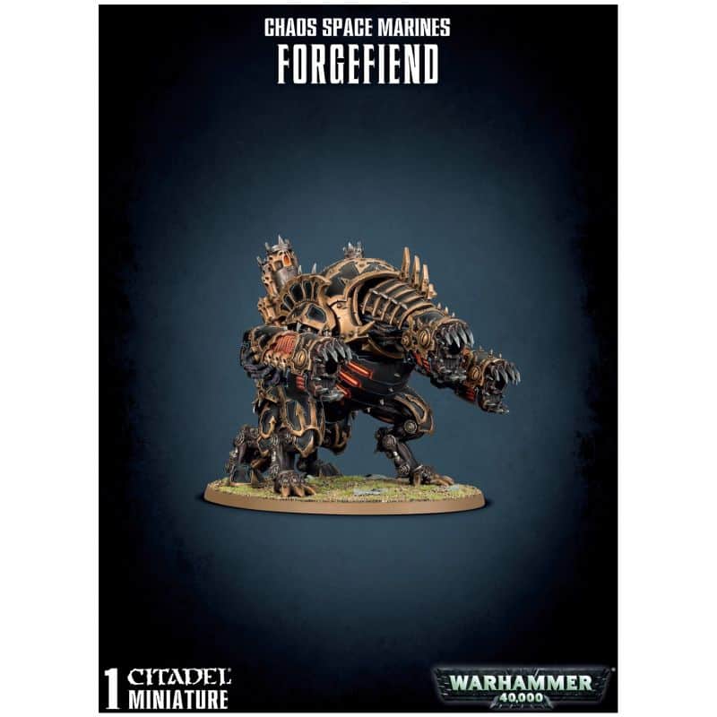CHAOS SPACE MARINES FORGEFIEND CHAOS SPACE MARINES FORGEFIEND