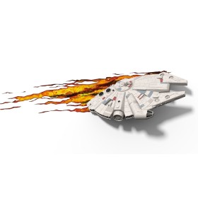 Lampe 3D LED Millennium Falcon 37 cm Decembre 2022