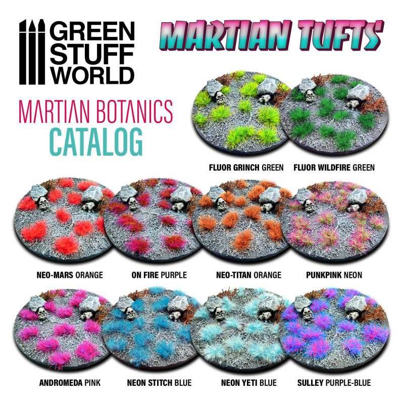 Touffes d'herbe martienne - NEON STITCH BLUE Touffes d'herbe martienne - NEON STITCH BLUE