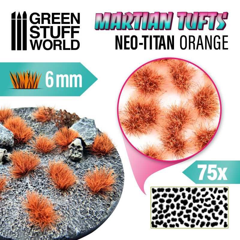 Touffes d'herbe martienne - NEO-TITAN ORANGE Touffes d'herbe martienne - NEO-TITAN ORANGE