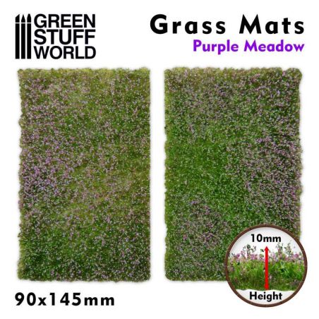 Découpe de Tapis d'Herbe - Prairie Pourpre
