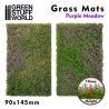 Découpe de Tapis d'Herbe - Prairie Pourpre