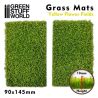 Découpe de Tapis d'Herbe - Champ de Fleurs Jaunes