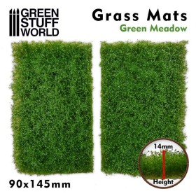 Découpe de Tapis d'Herbe - Prairie Verte