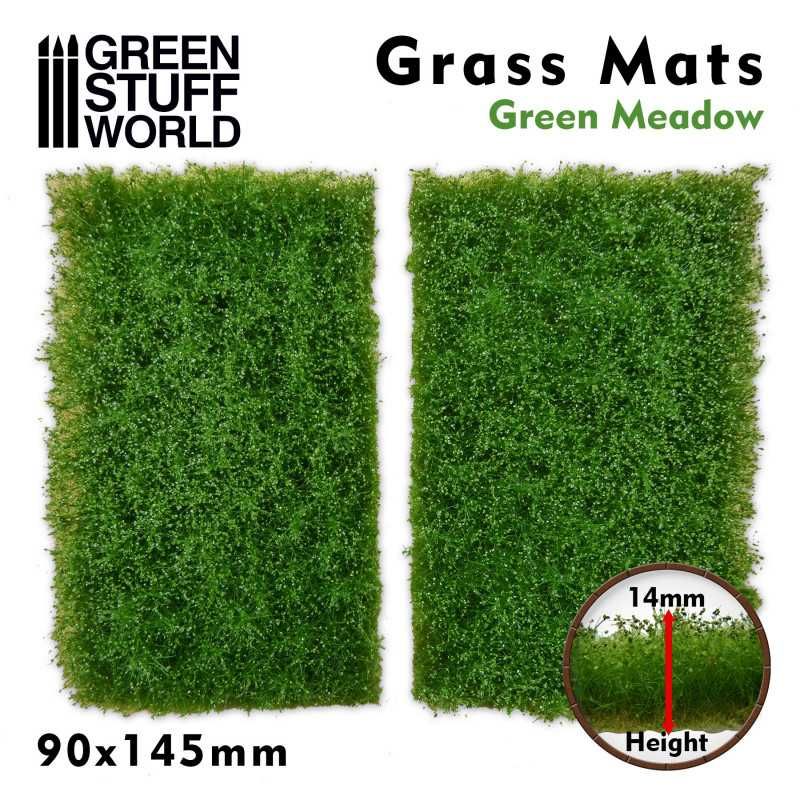 Découpe de Tapis d'Herbe - Prairie Verte Découpe de Tapis d'Herbe - Prairie Verte