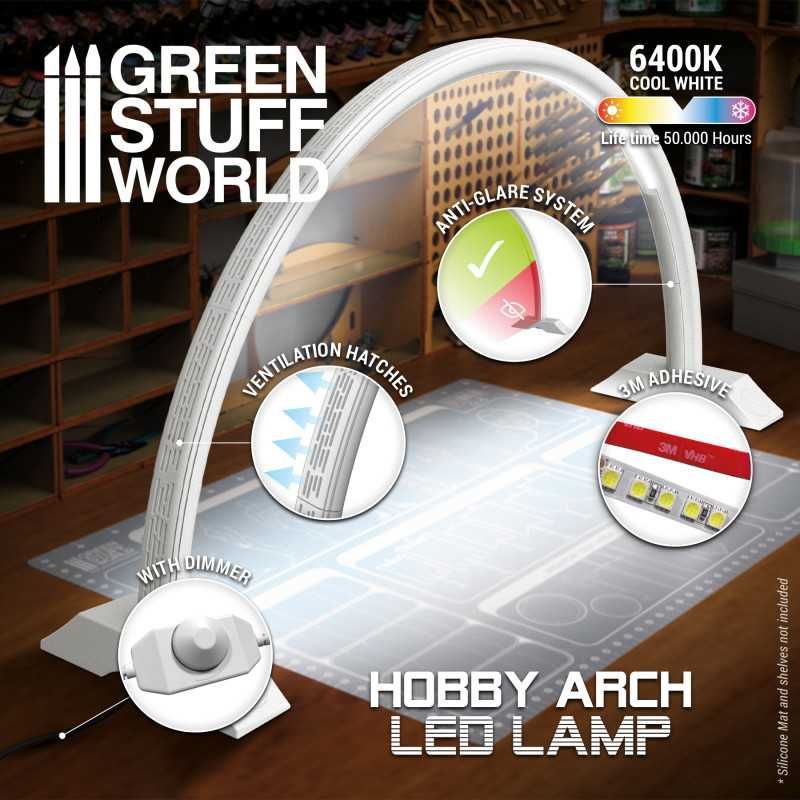Lampe LED Hobby Arch - Faded White Lampe LED Hobby Arch - Faded White
