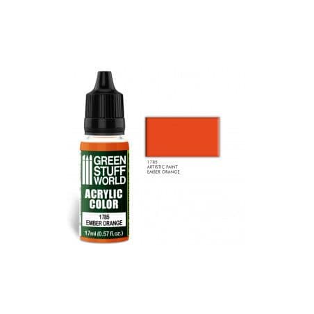 Acrylic Color EMBER ORANGE