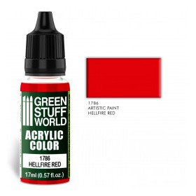 Acrylic Color HELLFIRE RED