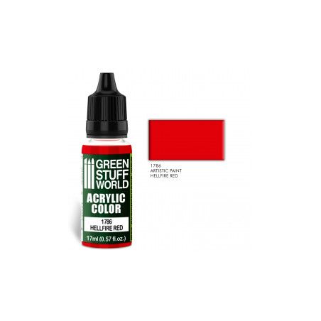 Acrylic Color HELLFIRE RED