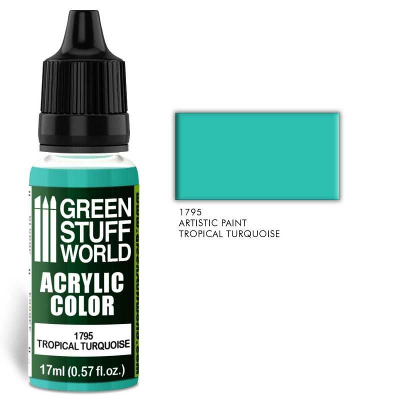 Acrylic Color TROPICAL TURQUOISE Acrylic Color TROPICAL TURQUOISE