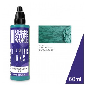 Peintures Dipping inks 60 ml - COOL BLUE DIP