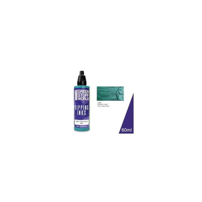 Peintures Dipping inks 60 ml - COOL BLUE DIP Peintures Dipping inks 60 ml - COOL BLUE DIP