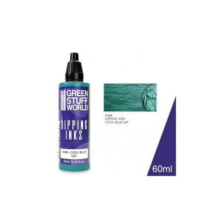 Peintures Dipping inks 60 ml - COOL BLUE DIP