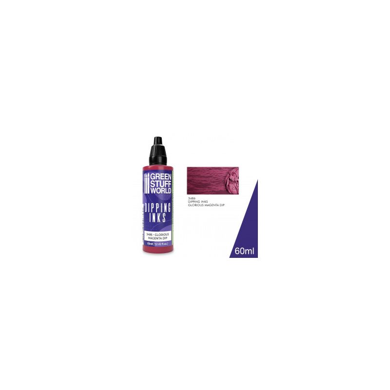 Peintures Dipping inks 60 ml - GLORIOUS MAGENTA DIP Peintures Dipping inks 60 ml - GLORIOUS MAGENTA DIP