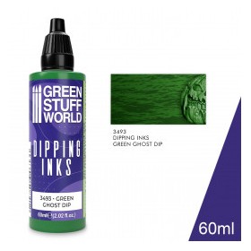 Peintures Dipping inks 60 ml - GREEN GHOST DIP