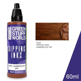 Peintures Dipping inks 60 ml - AMBERGLOW DIP