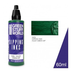 Peintures Dipping inks 60 ml - HULKY GREEN DIP