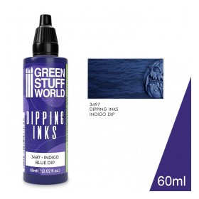 Peintures Dipping inks 60 ml - INDIGO BLUE DIP