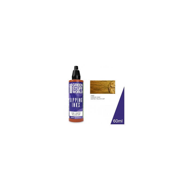 Peintures Dipping inks 60 ml - MISTED YELLOW DIP