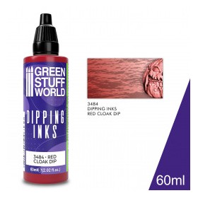 Peintures Dipping inks 60 ml - RED CLOAK DIP