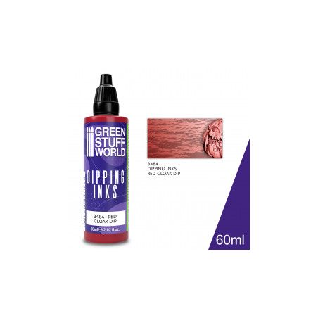 Peintures Dipping inks 60 ml - RED CLOAK DIP