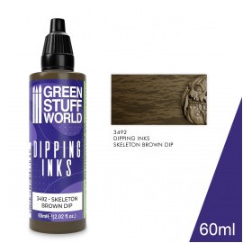 Peintures Dipping inks 60 ml - SKELETON BROWN DIP
