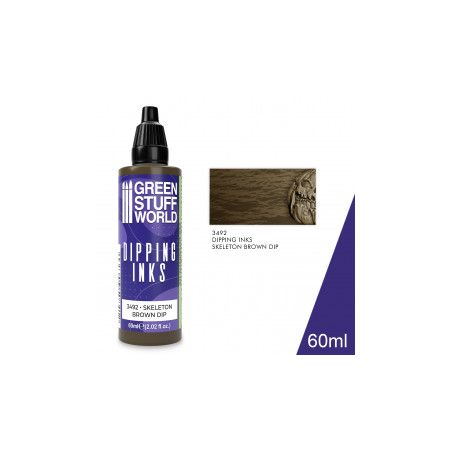 Peintures Dipping inks 60 ml - SKELETON BROWN DIP