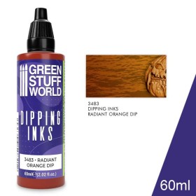 Peintures Dipping inks 60 ml - RADIANT ORANGE DIP