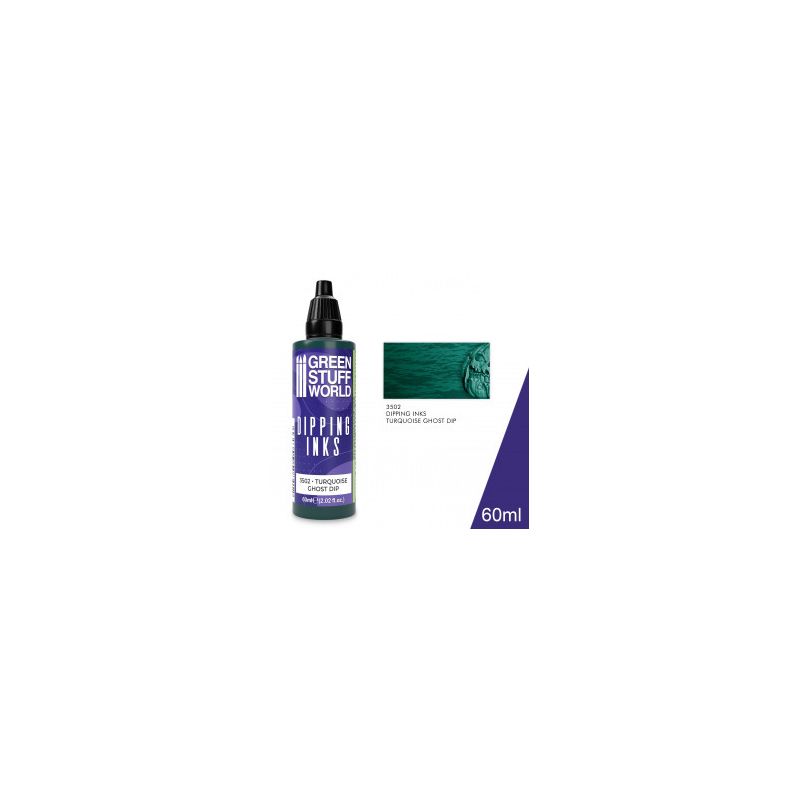 Peintures Dipping inks 60 ml - TURQUOISE GHOST DIP
