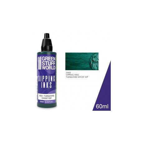 Peintures Dipping inks 60 ml - TURQUOISE GHOST DIP