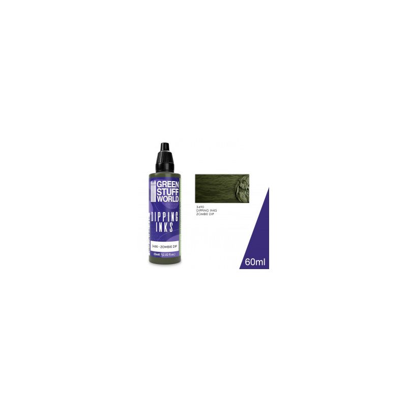Peintures Dipping inks 60 ml - ZOMBIE DIP Peintures Dipping inks 60 ml - ZOMBIE DIP