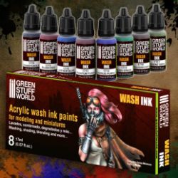 Set 8x Encre de lavage