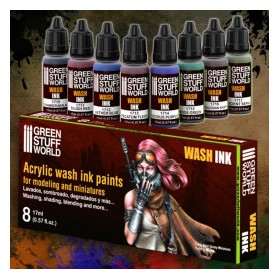 Set 8x Encre de lavage