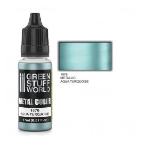 Peinture metallisee AQUA TURQUOISE