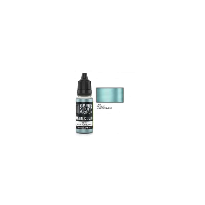 Peinture metallisee AQUA TURQUOISE